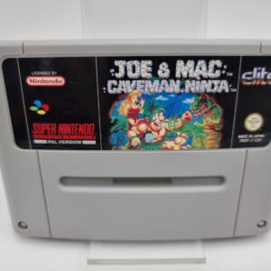 JOE & MAC CAVEMAN NINJA SUPER NINTENDO PAL NO BOX USED