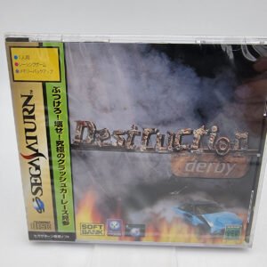 DESTRUCTION DERBY JAPAN VERSION SEGA SATURN BRAND NEW SEALED