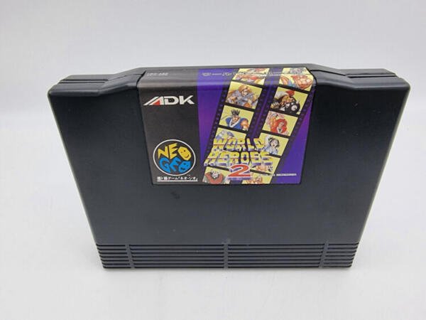 WORLD HEROES 2 NEO GEO AES JAPAN BOX USED ORIGINAL - Image 5