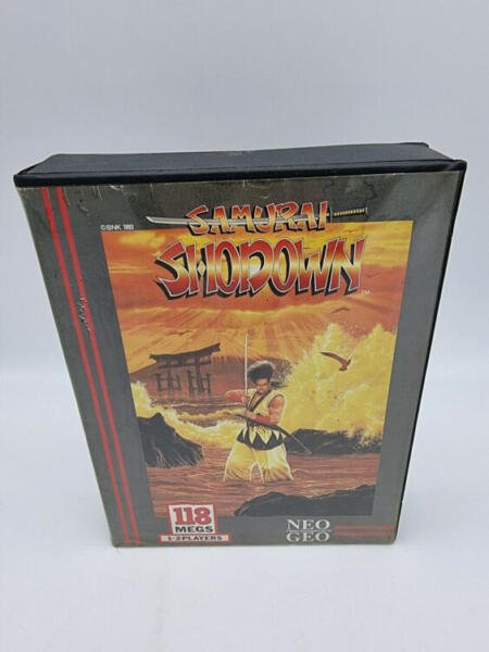 SAMURAI SHODOWN NEO GEO AES USA USED TESTED ORIGINAL GAME - Image 2