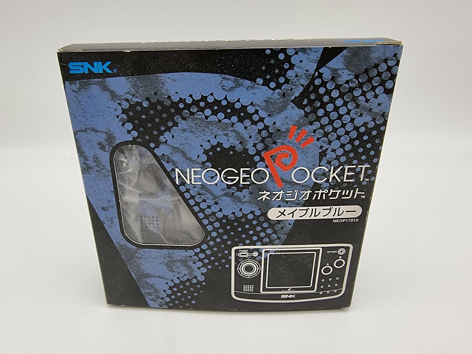 NEO GEO POCKET CAMOUFLAGE CONSOLE BLUE BOX JAPAN - Image 2