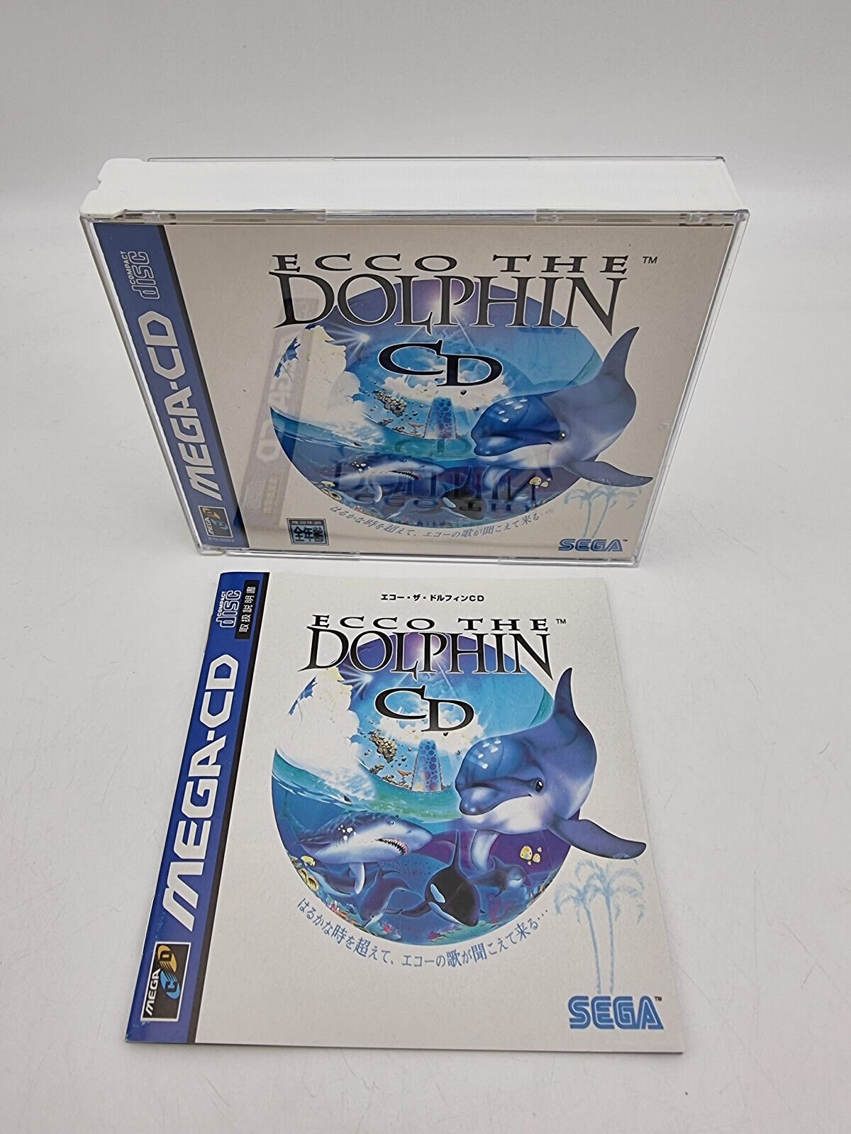 ECCO THE DOLPHIN CD SEGA MEGA CD JAPAN USED