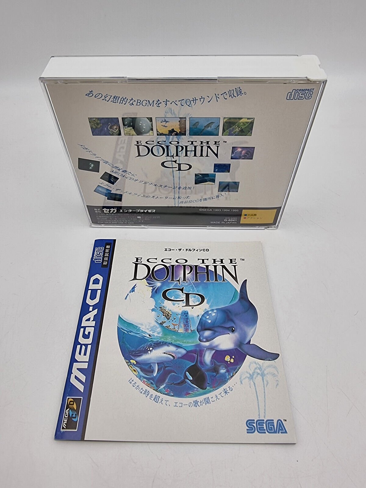 ECCO THE DOLPHIN CD SEGA MEGA CD JAPAN USED - Image 2