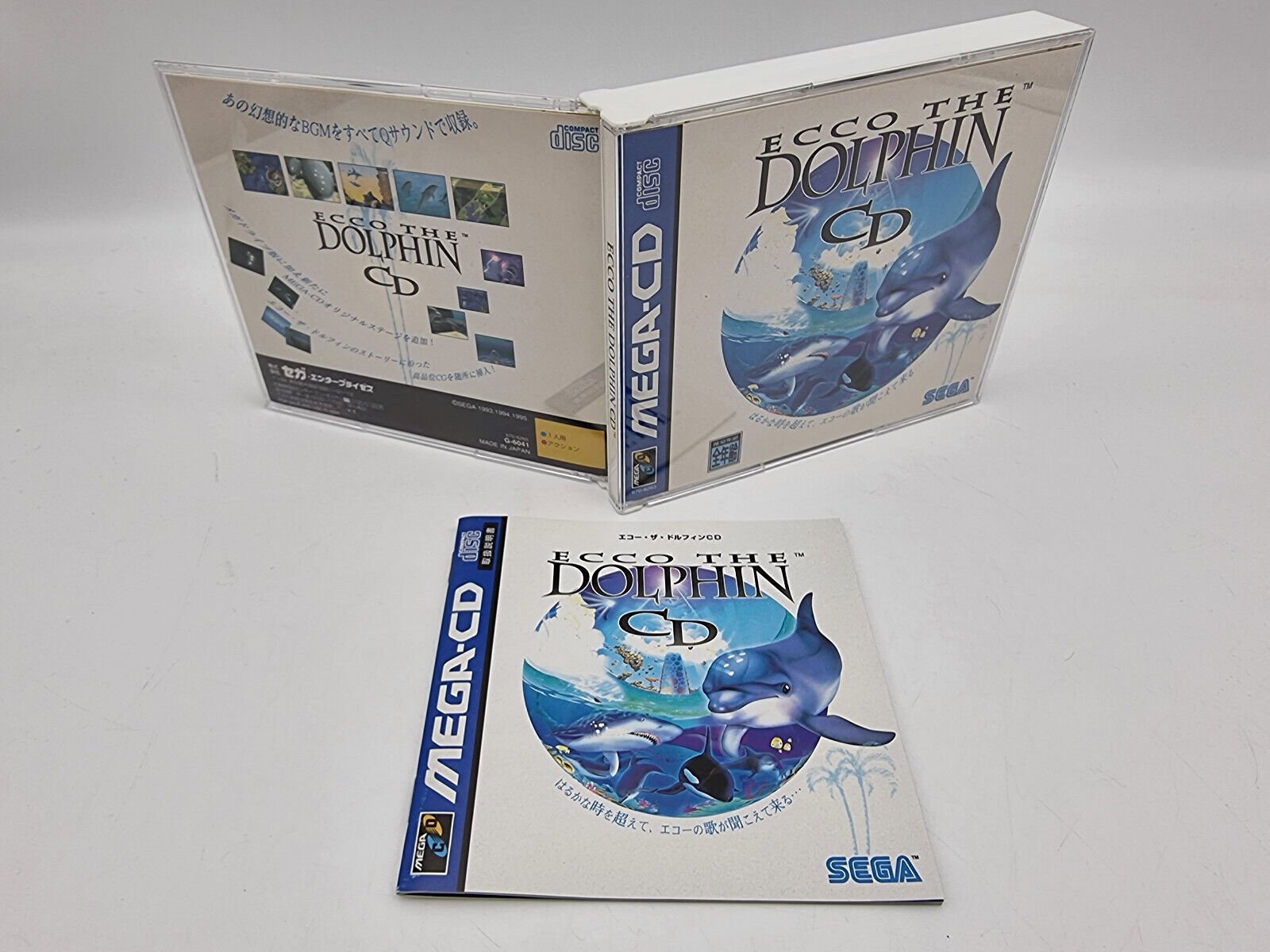 ECCO THE DOLPHIN CD SEGA MEGA CD JAPAN USED - Image 3