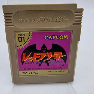 RED ARREMER MAKAIMURA GAIDEN GAME BOY NO BOX JAPAN USED TESTED