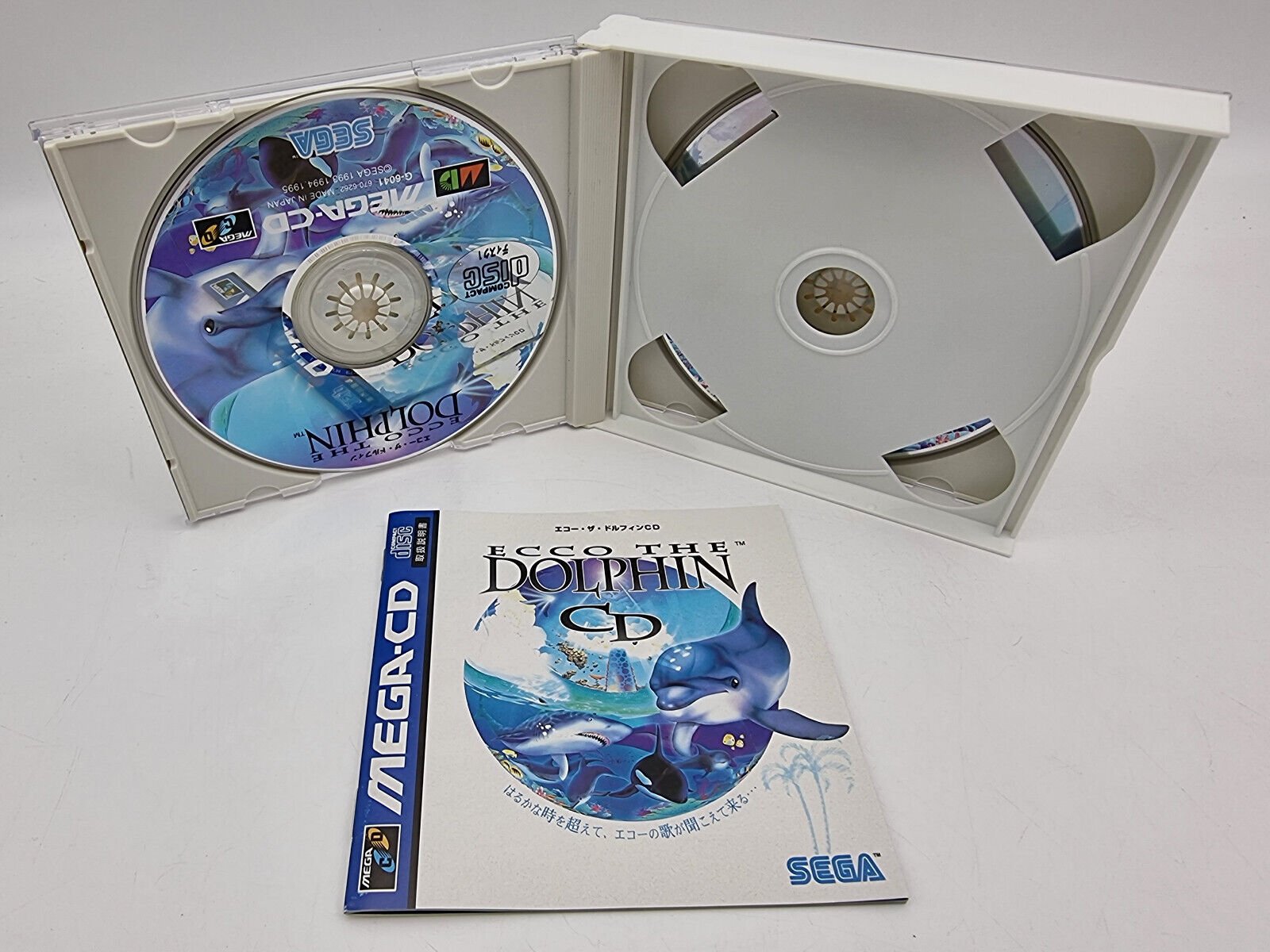 ECCO THE DOLPHIN CD SEGA MEGA CD JAPAN USED - Image 5