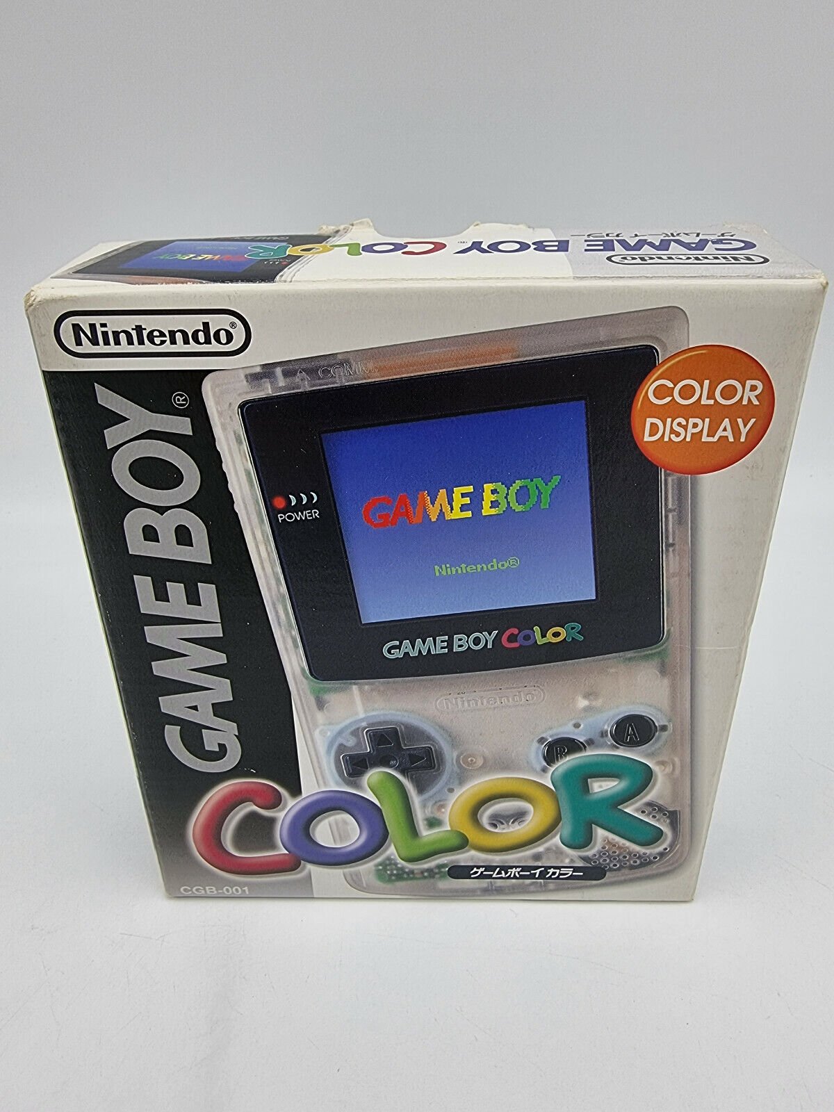 CONSOLE GAME BOY COLOR CLEAR BOX TESTED JAPAN USED TESTED - Japan Game ...