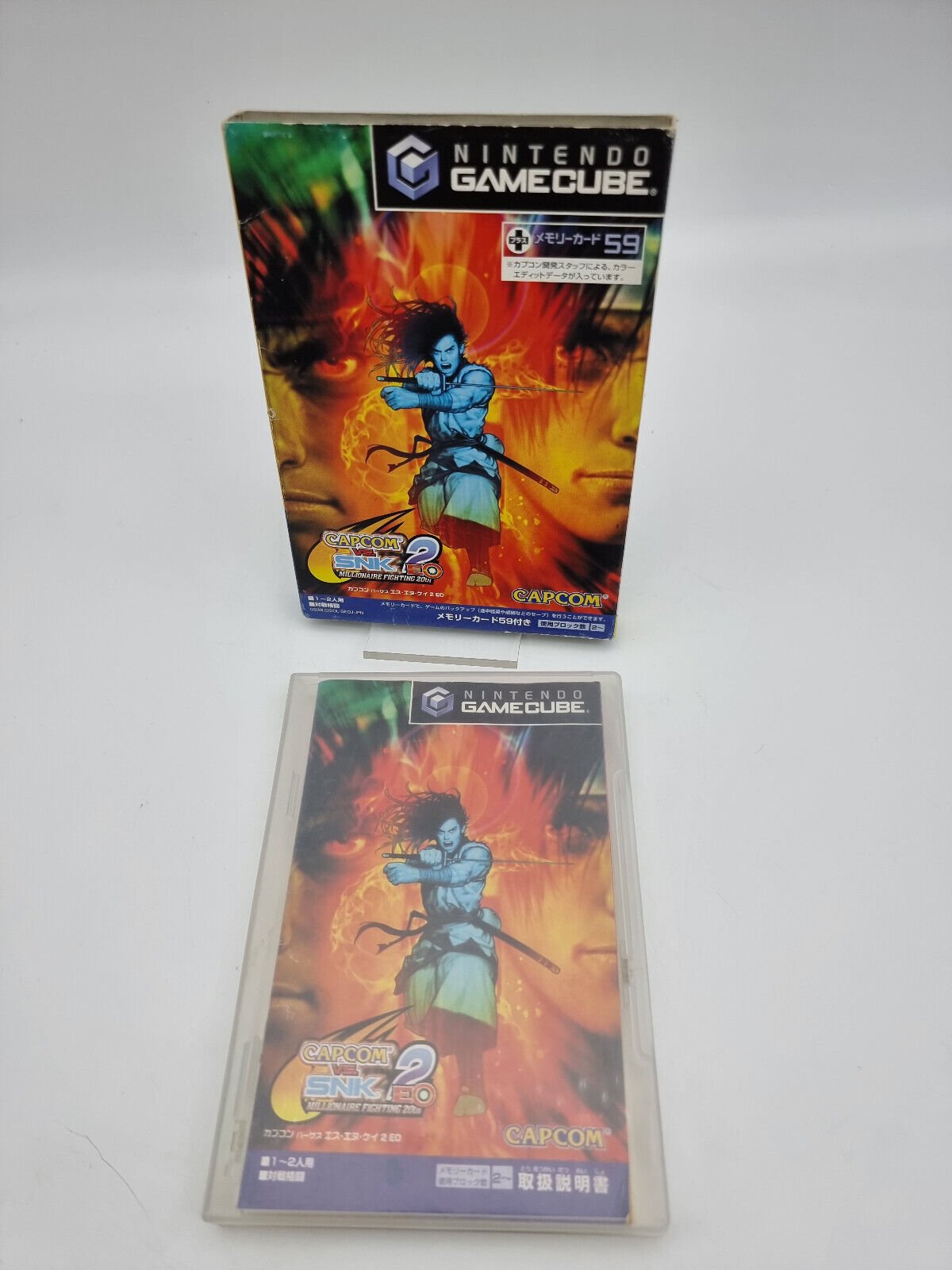 CAPCOM VS SNK 2 EO NINTENDO GAMECUBE JAPAN USED TESTED - Image 2