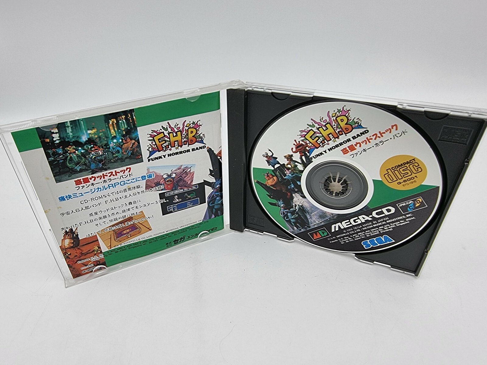 FUNKY HORROR BAND SEGA MEGA CD JAPAN USED - Image 4