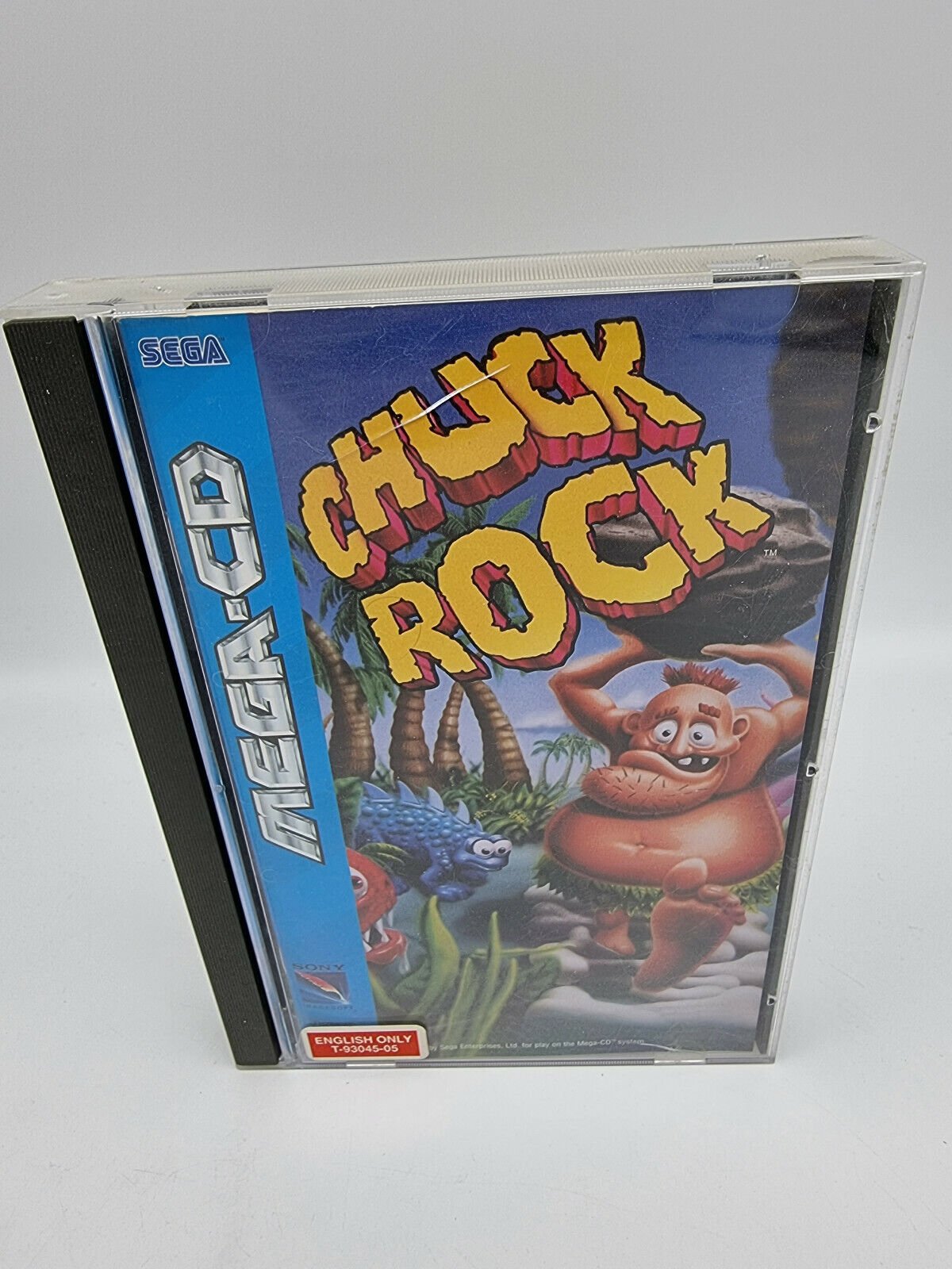 CHUCK ROCK SEGA MEGA CD PAL USED VERY RARE