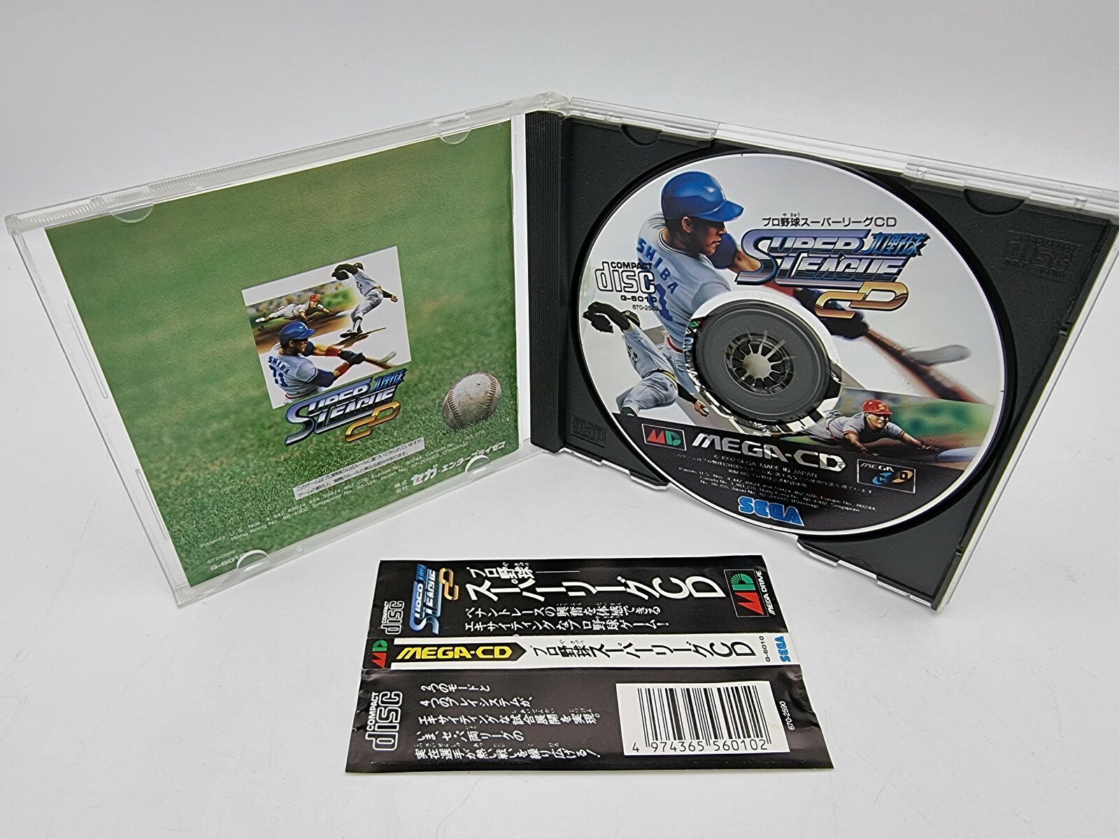 SUPER LEAGUE CD SEGA MEGA CD JAPAN USED - Image 3