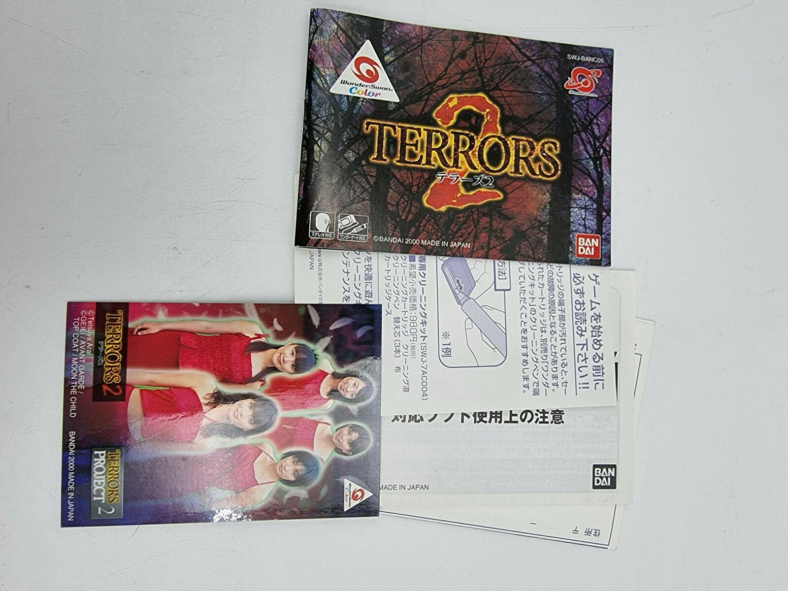 TERRORS 2 BOXED WONDERSWAN COLOR TESTED JAPAN - Image 5