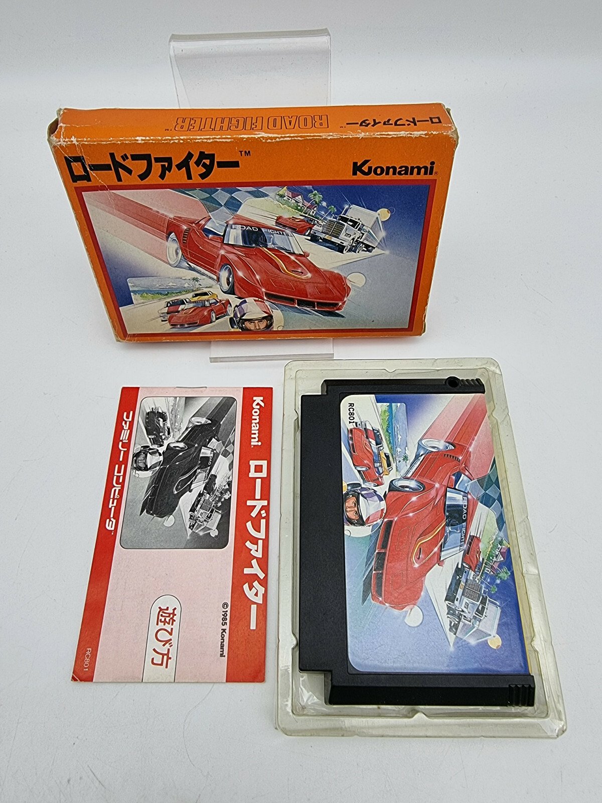 ROAD FIGHTER FAMICOM JAPAN VERSION USED TESTED