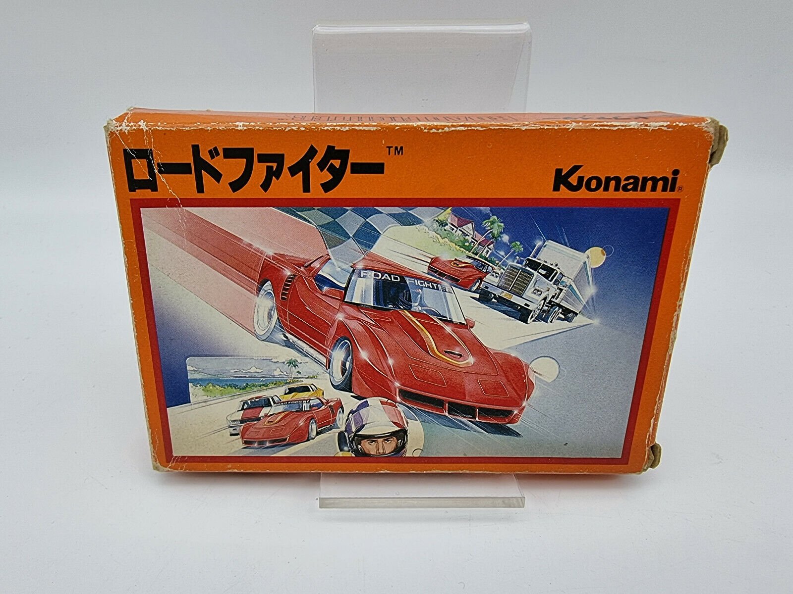 ROAD FIGHTER FAMICOM JAPAN VERSION USED TESTED - Image 2