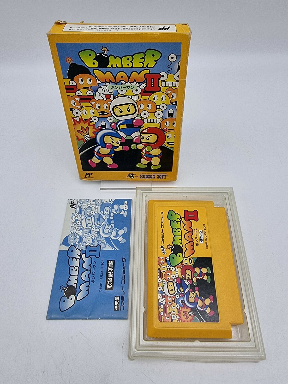 BOMBER MAN II 2 FAMICOM JAPAN VERSION USED TESTED