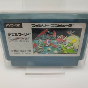 DEVIL WORLD + PLASTIC SHELL FAMICOM USED