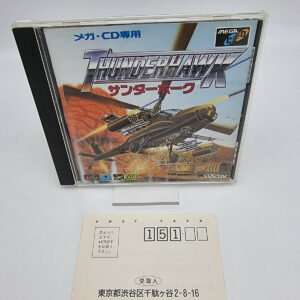 THUNDERHAWK SEGA MEGA CD JAPAN USED