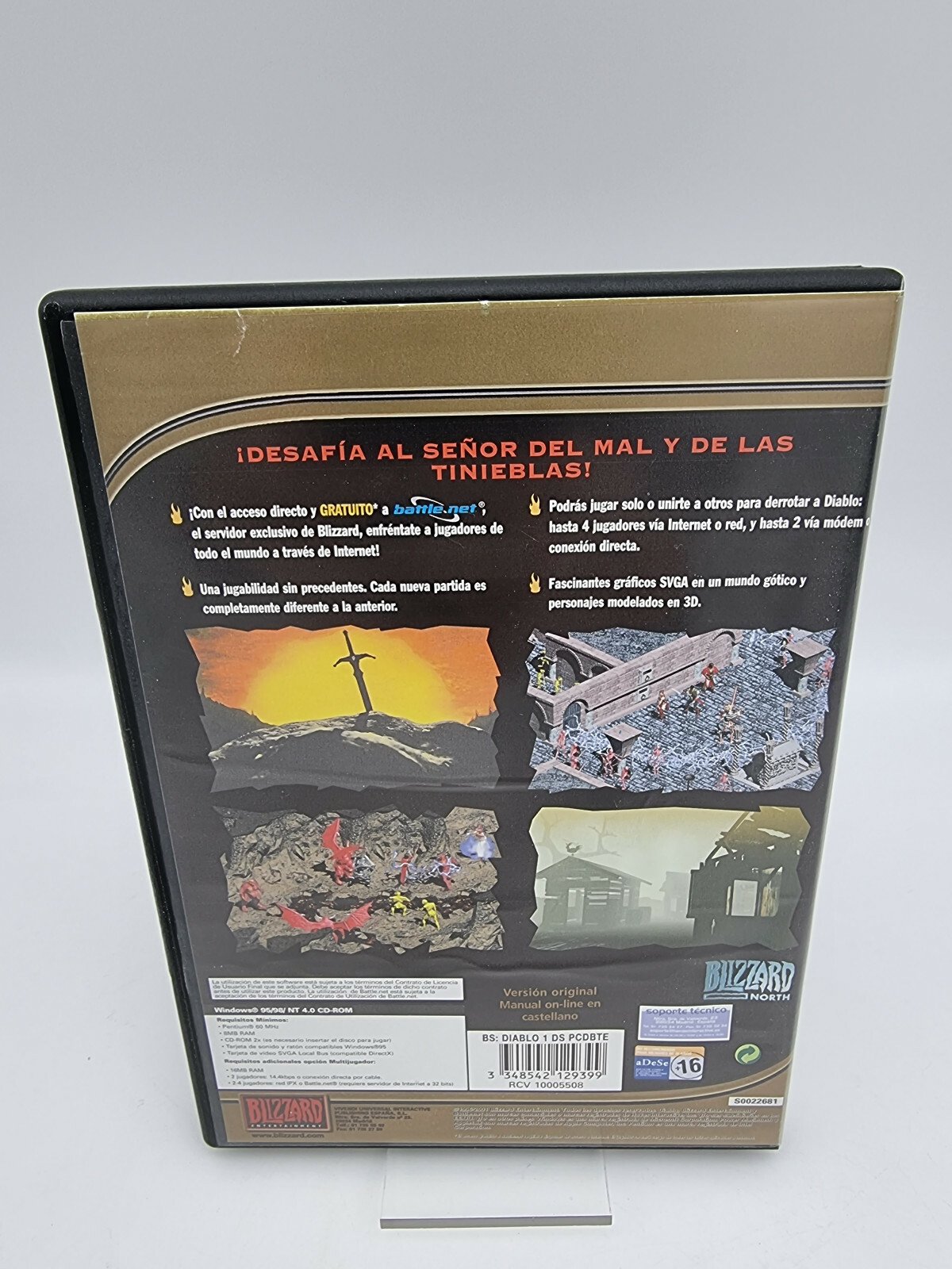 DIABLO PC CD-ROM PAL USED TESTED - Image 3