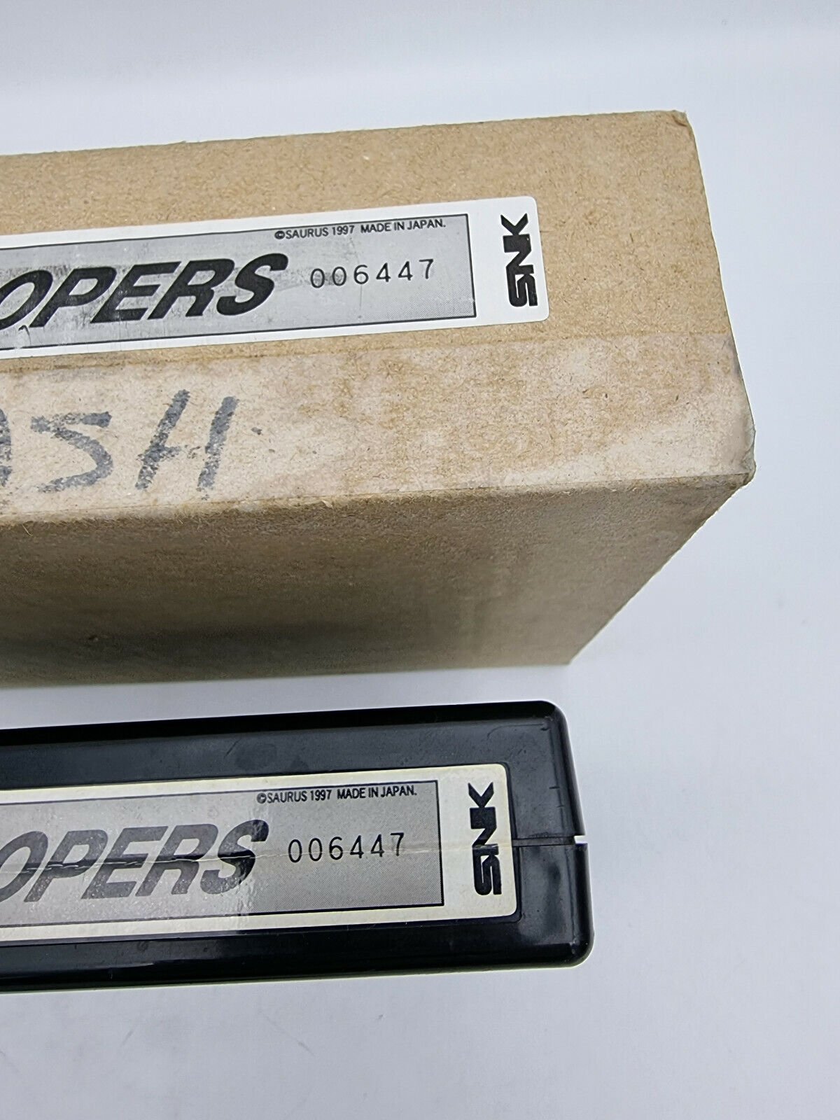 SHOCK TROOPERS ORIGINAL MATCH SERIAL KIT 006447 FOR NEO GEO MVS USED - Image 2