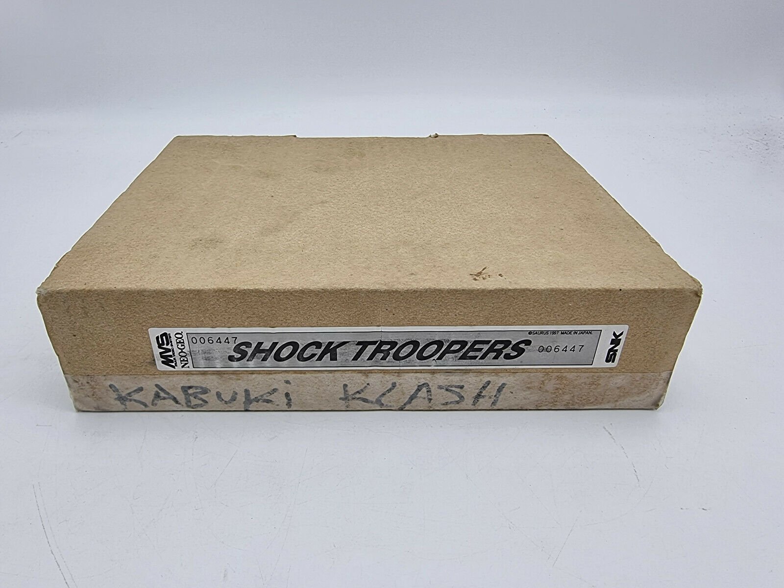 SHOCK TROOPERS ORIGINAL MATCH SERIAL KIT 006447 FOR NEO GEO MVS USED - Image 3