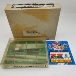 FATAL FURY 2 CART ORIGINAL BOX+MARQUEE FOR NEO GEO MVS USED