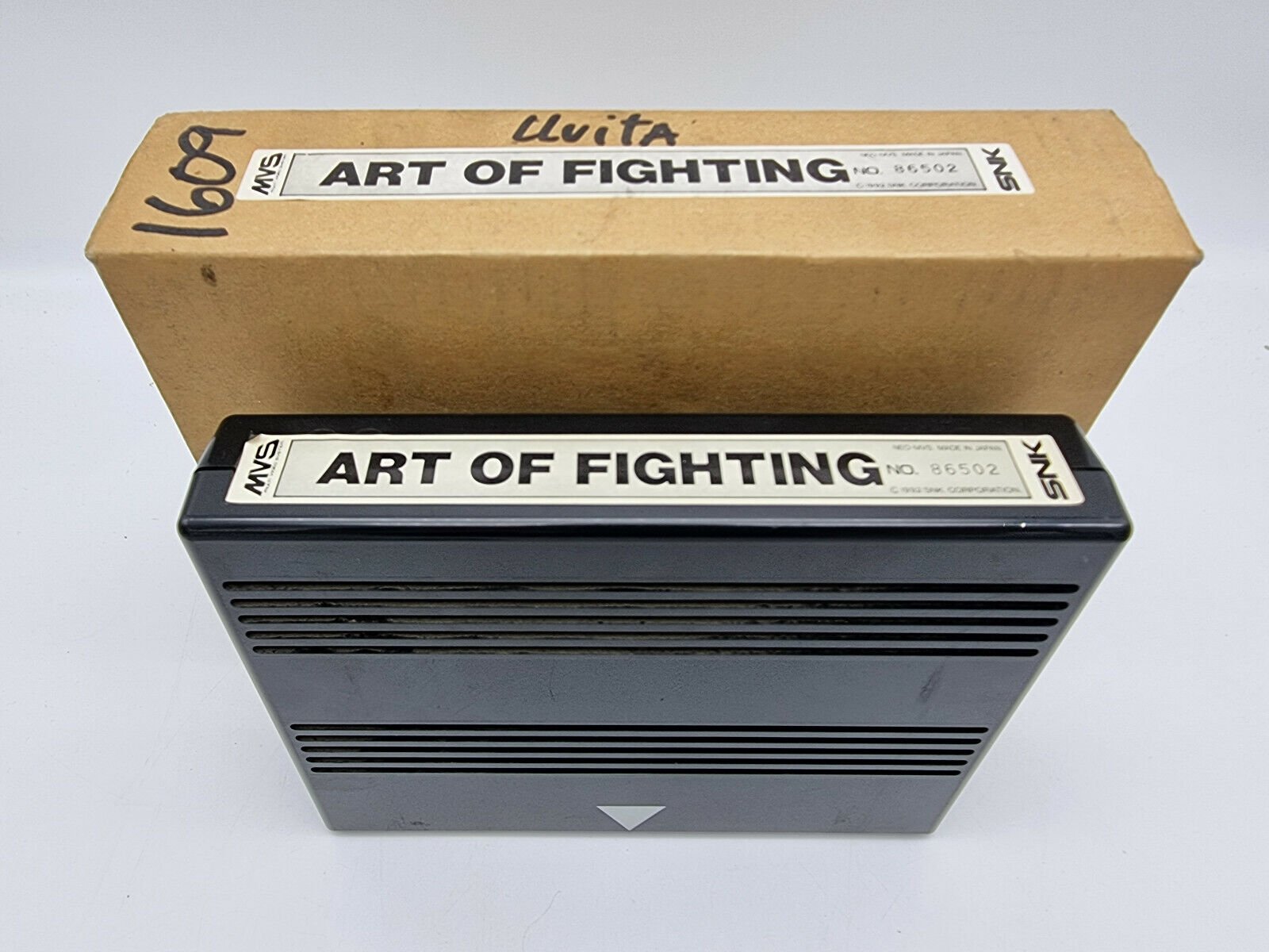 ART OF FIGHTING ORIGINAL KIT MATCH SERIAL 86502 NEO GEO MVS USED - Image 2