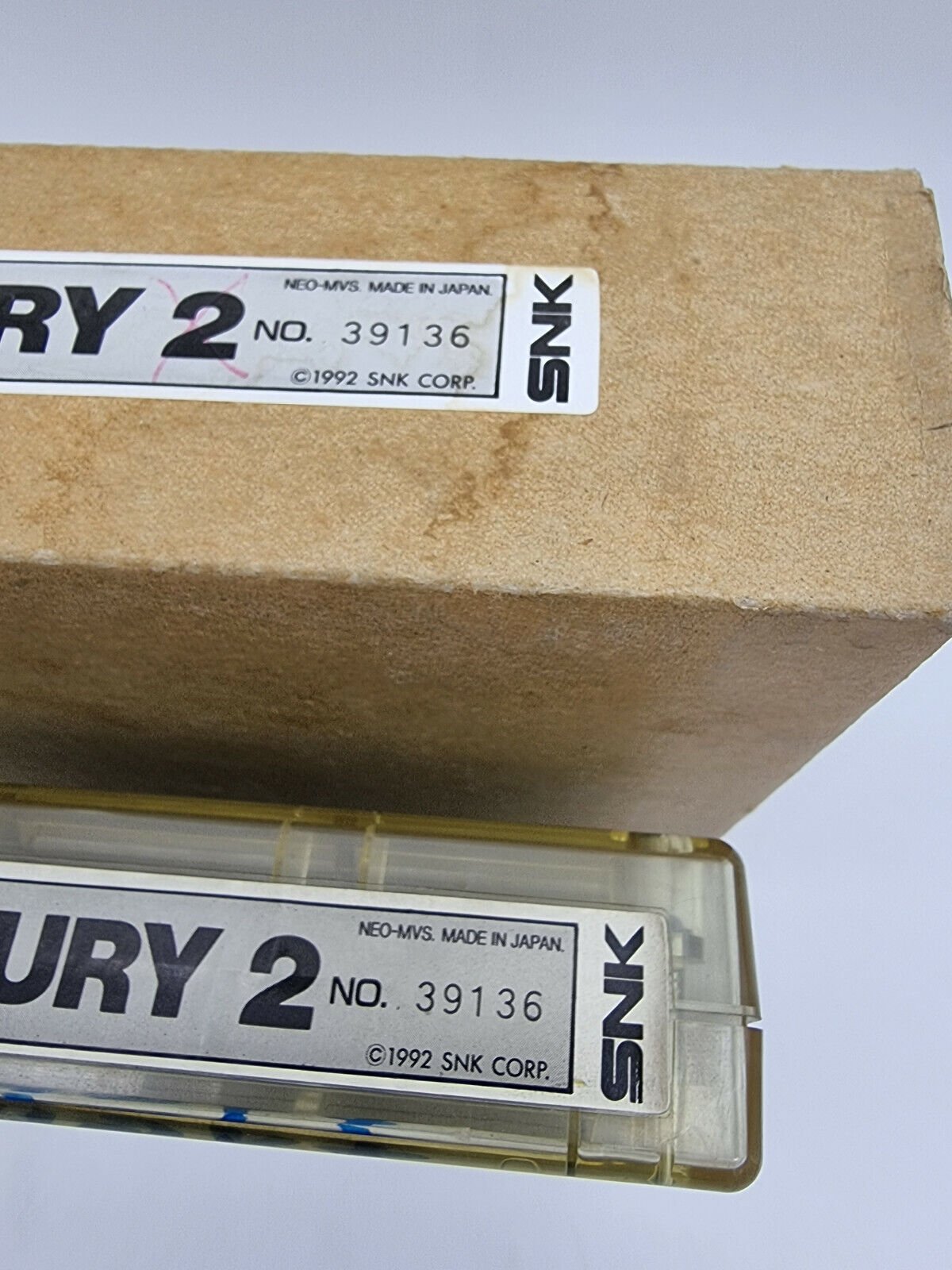 FATAL FURY 2 ORIGINAL KIT MATCH SERIAL 39136 NEO GEO MVS USED - Image 3