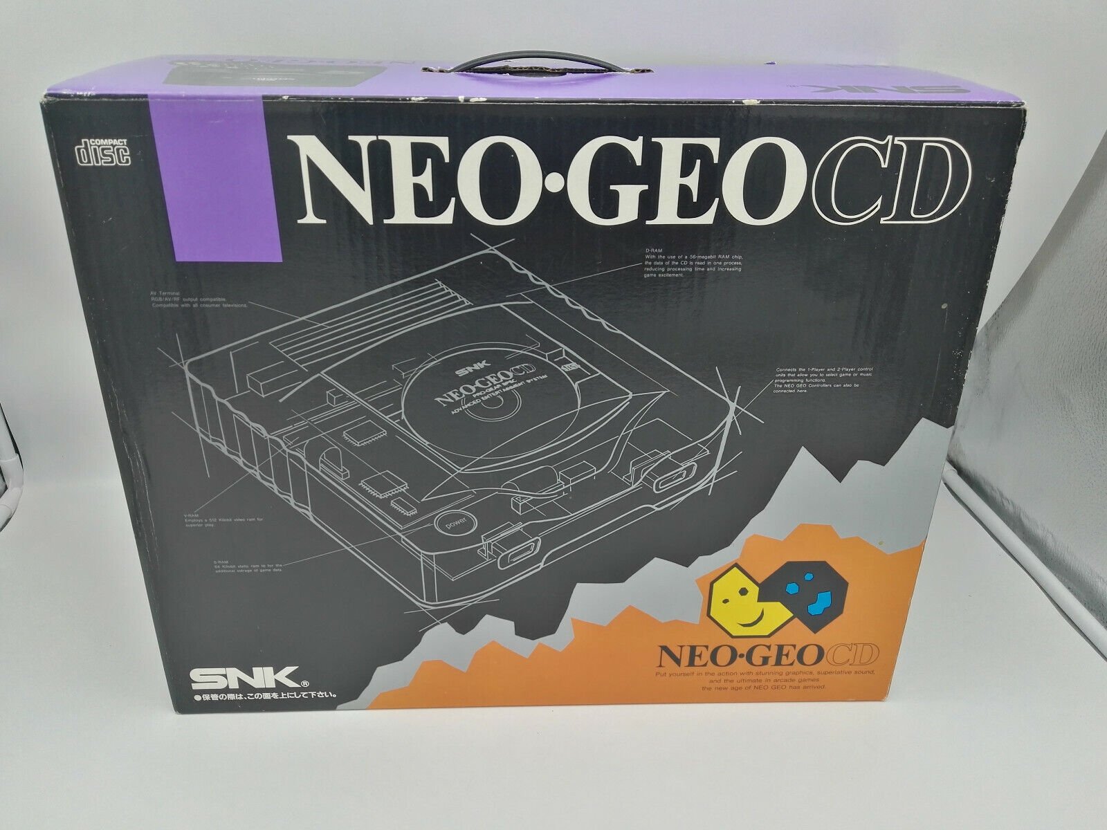 NEO GEO CD CONSOLE BOX TESTED JAPAN USED VERY GOOD CONDITION - Image 2