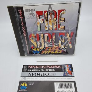 FIRE SUPLEX SPINE CARD NEO GEO CD JAPAN USED TESTED