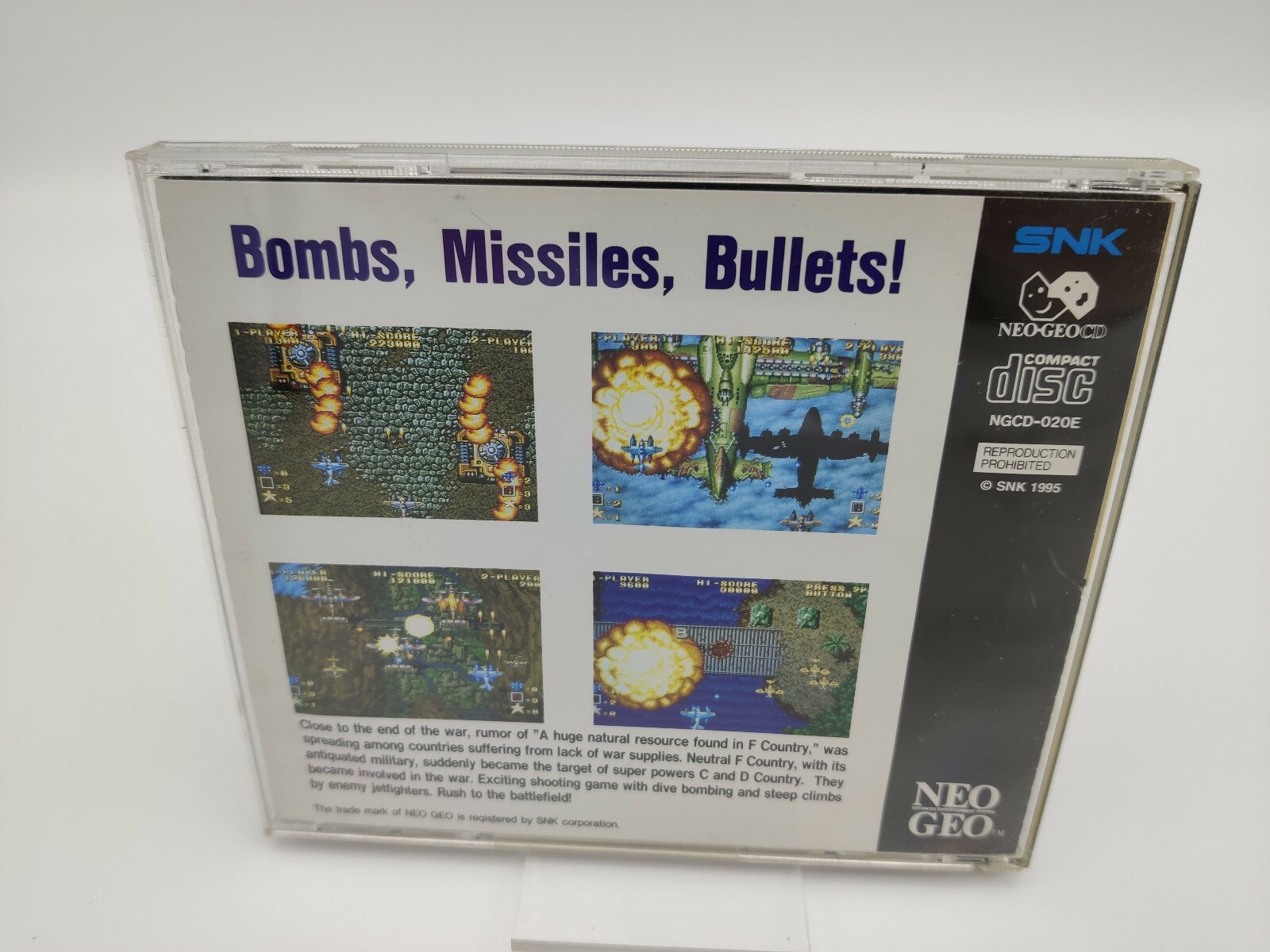 GHOST PILOTS NEO GEO CD USA USED TESTED - Image 2