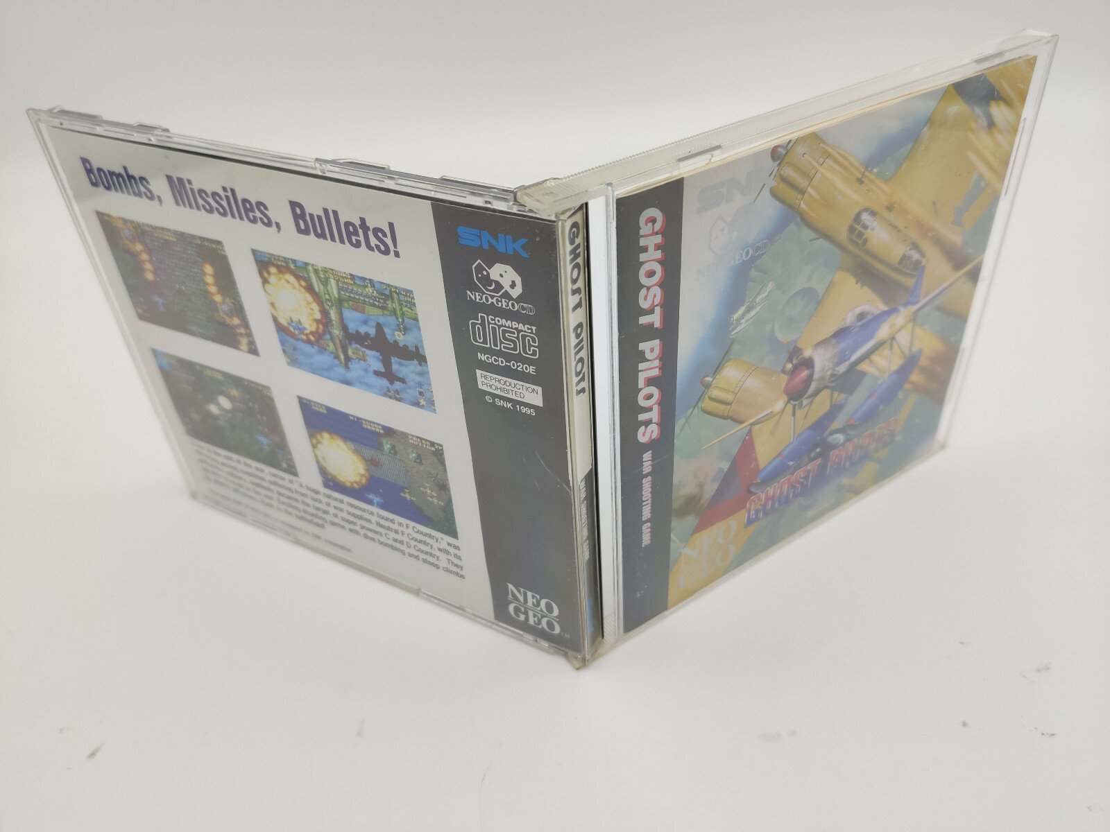 GHOST PILOTS NEO GEO CD USA USED TESTED - Image 3