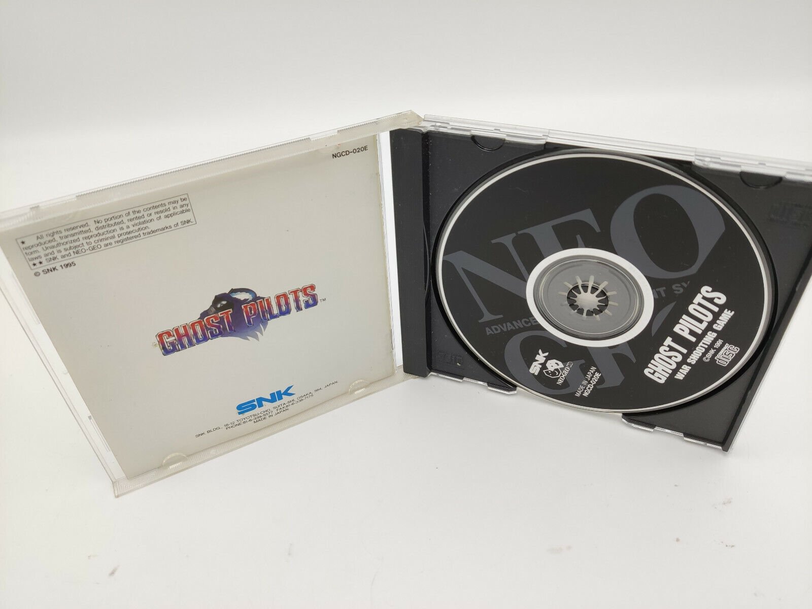 GHOST PILOTS NEO GEO CD USA USED TESTED - Image 4
