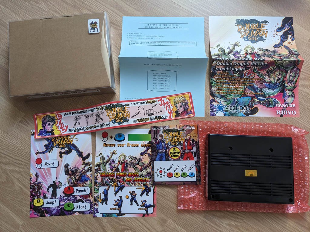 DOUBLE DRAGON ONE FOR NEO GEO MVS NEW