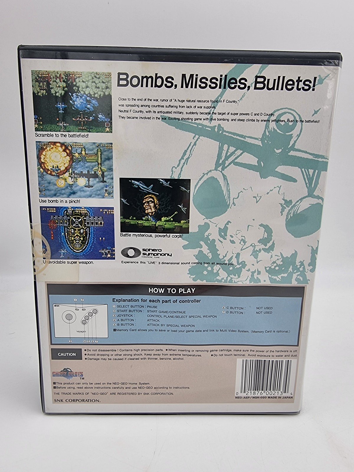 GHOST PILOTS NEO GEO AES USA USED ORIGINAL | eBay - Image 3
